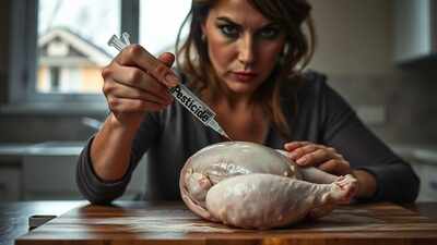 Month after marriage, wife laces chicken with pesticide, kills man | India News