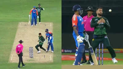 Once, twice, thrice… comedy of errors as Mohammad Nawaz makes a mess of easy catch during IND vs PAK Asia Cup match | Cricket News
